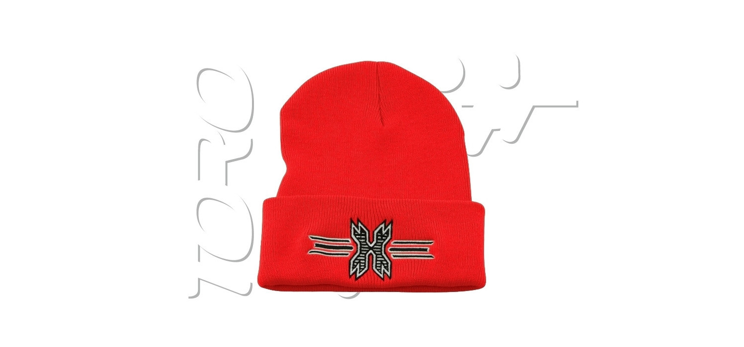 Bonnet HK  ICON RED BLACK