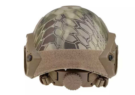 Casque tactique X-SHIELD FAST TYPE MH MOLETTE GFC TACTICAL KRYPTEK TAN