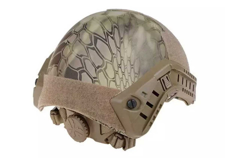 Casque tactique X-SHIELD FAST TYPE MH MOLETTE GFC TACTICAL KRYPTEK TAN