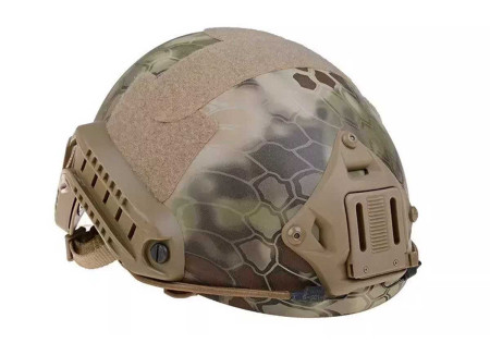 Casque tactique X-SHIELD FAST TYPE MH MOLETTE GFC TACTICAL KRYPTEK TAN