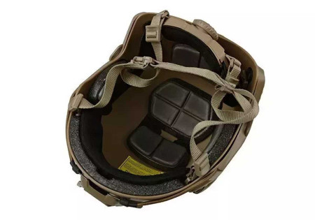 Casque tactique X-SHIELD FAST TYPE MH MOLETTE GFC TACTICAL TAN