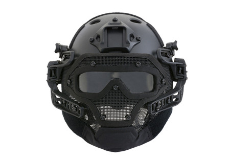 Casque tactique EMERSON G4 PJ INTEGRALE + GRILLE BLACK