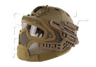 Casque tactique EMERSON G4 PJ INTEGRALE + GRILLE COYOTE