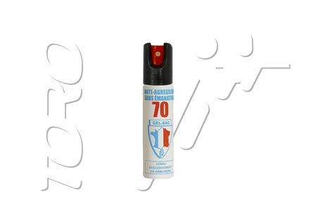 Aérosol lacrymogène GAZ CS PUISSANCE 70 100ML LE PROTECTEUR
